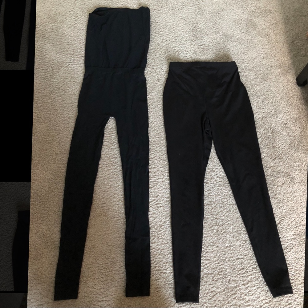 2 pairs of maternity leggings